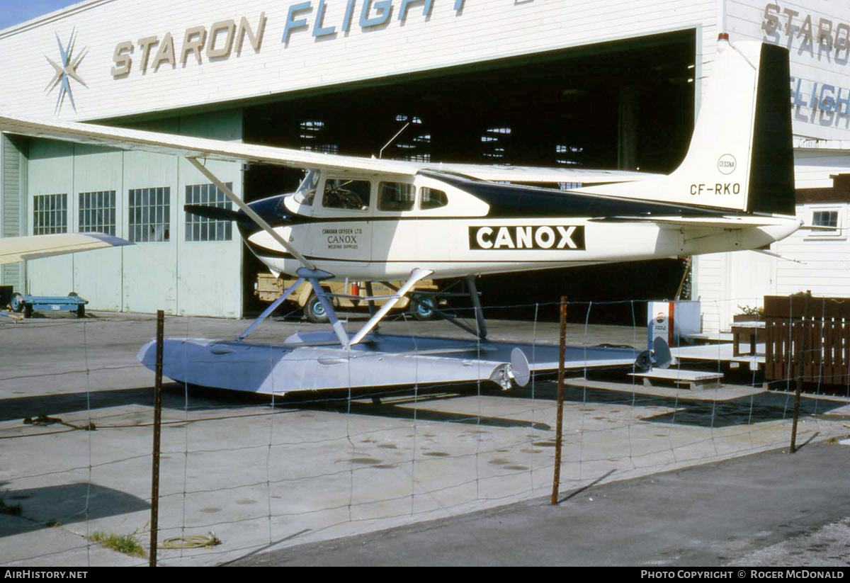 Aircraft Photo of CF-RKO | Cessna 180G | Canox - Canadian Oxygen | AirHistory.net #213903