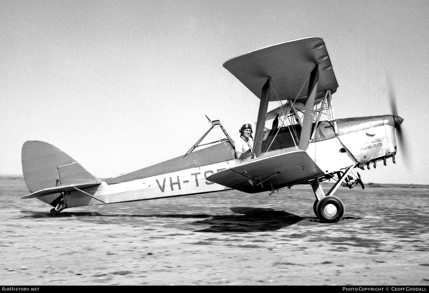 Aircraft Photo of VH-TSE | De Havilland D.H. 82A Tiger Moth | Trojan Aerial Spraying | AirHistory.net #213907