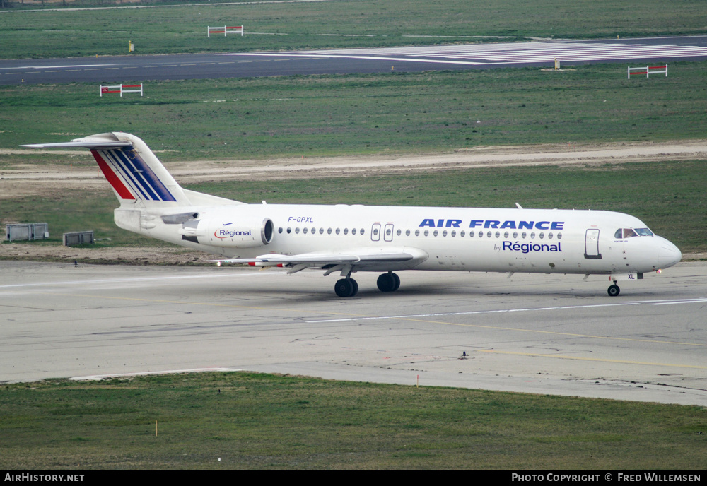 Aircraft Photo of F-GPXL | Fokker 100 (F28-0100) | Air France | AirHistory.net #213909