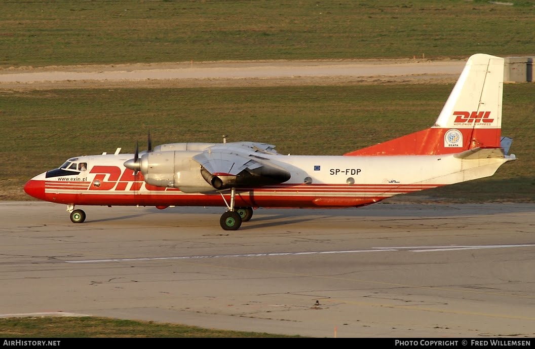 Aircraft Photo of SP-FDP | Antonov An-26B | DHL Worldwide Express | AirHistory.net #213910