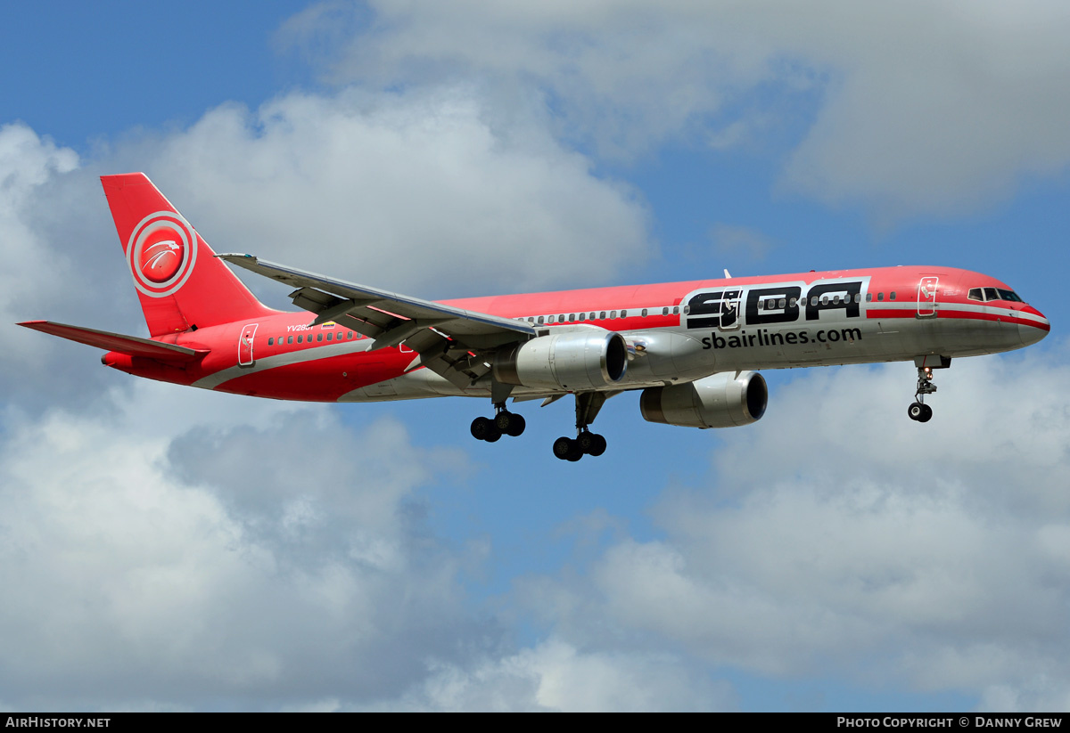 Aircraft Photo of YV288T | Boeing 757-21B | SBA Airlines | AirHistory.net #213911