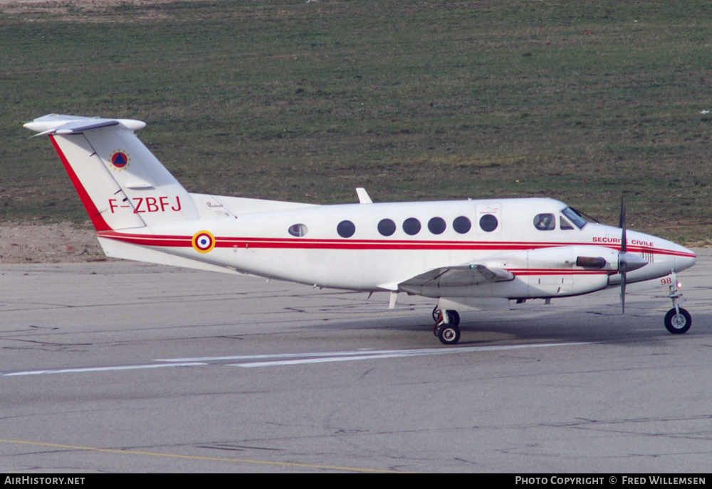 Aircraft Photo of F-ZBFJ | Beech B200 Super King Air | Sécurité Civile | AirHistory.net #213920