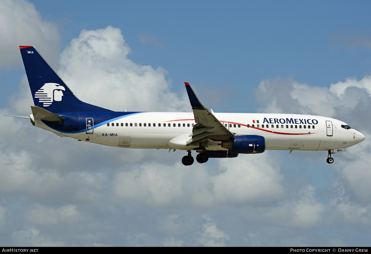 Aircraft Photo of XA-MIA | Boeing 737-852 | AeroMéxico | AirHistory.net #213922