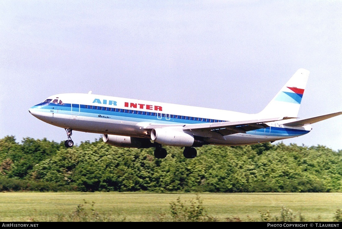 Aircraft Photo of F-BTMD | Dassault Mercure 100 | Air Inter | AirHistory.net #213927