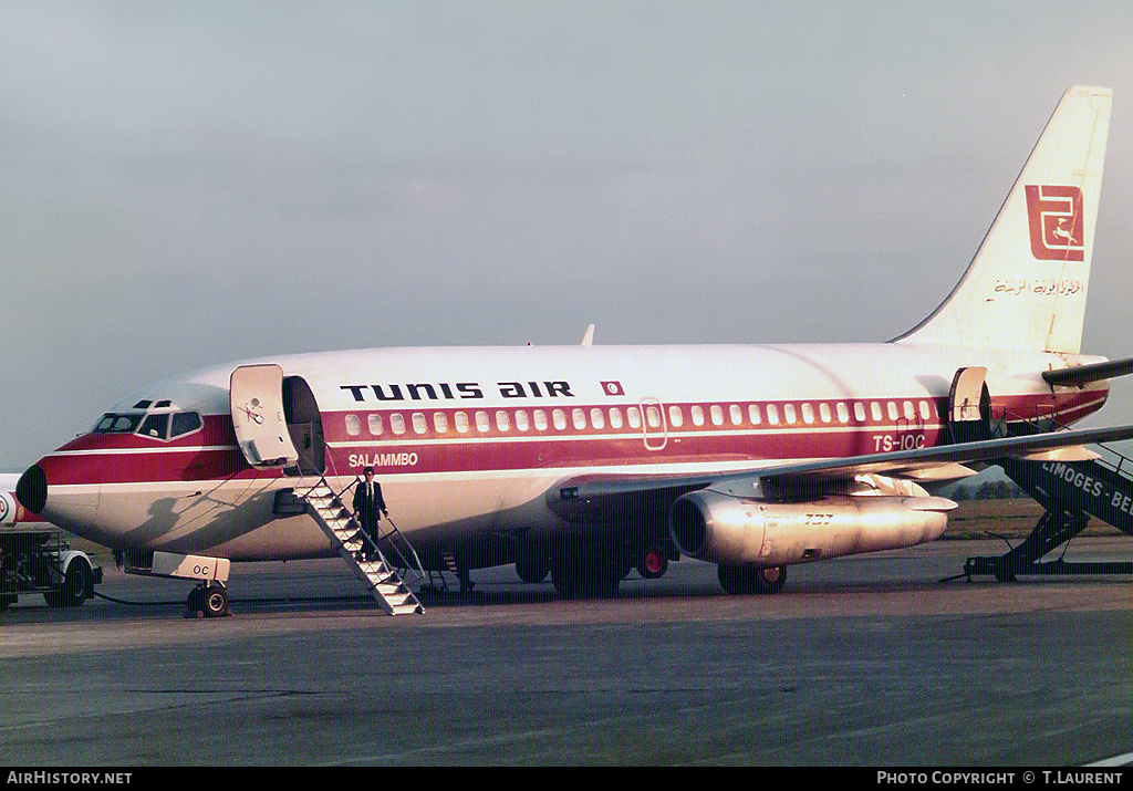 Aircraft Photo of TS-IOC | Boeing 737-2H3/Adv | Tunis Air | AirHistory.net #213929