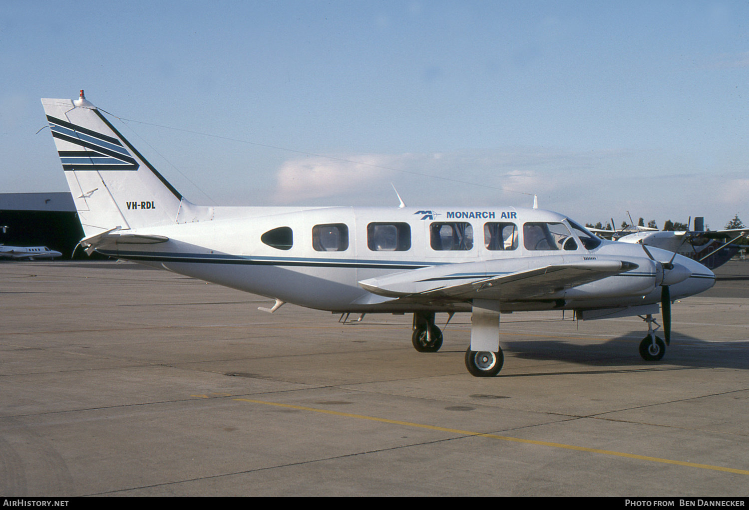 Aircraft Photo of VH-RDL | Piper PA-31-350 Navajo Chieftain | Monarch Air | AirHistory.net #213949