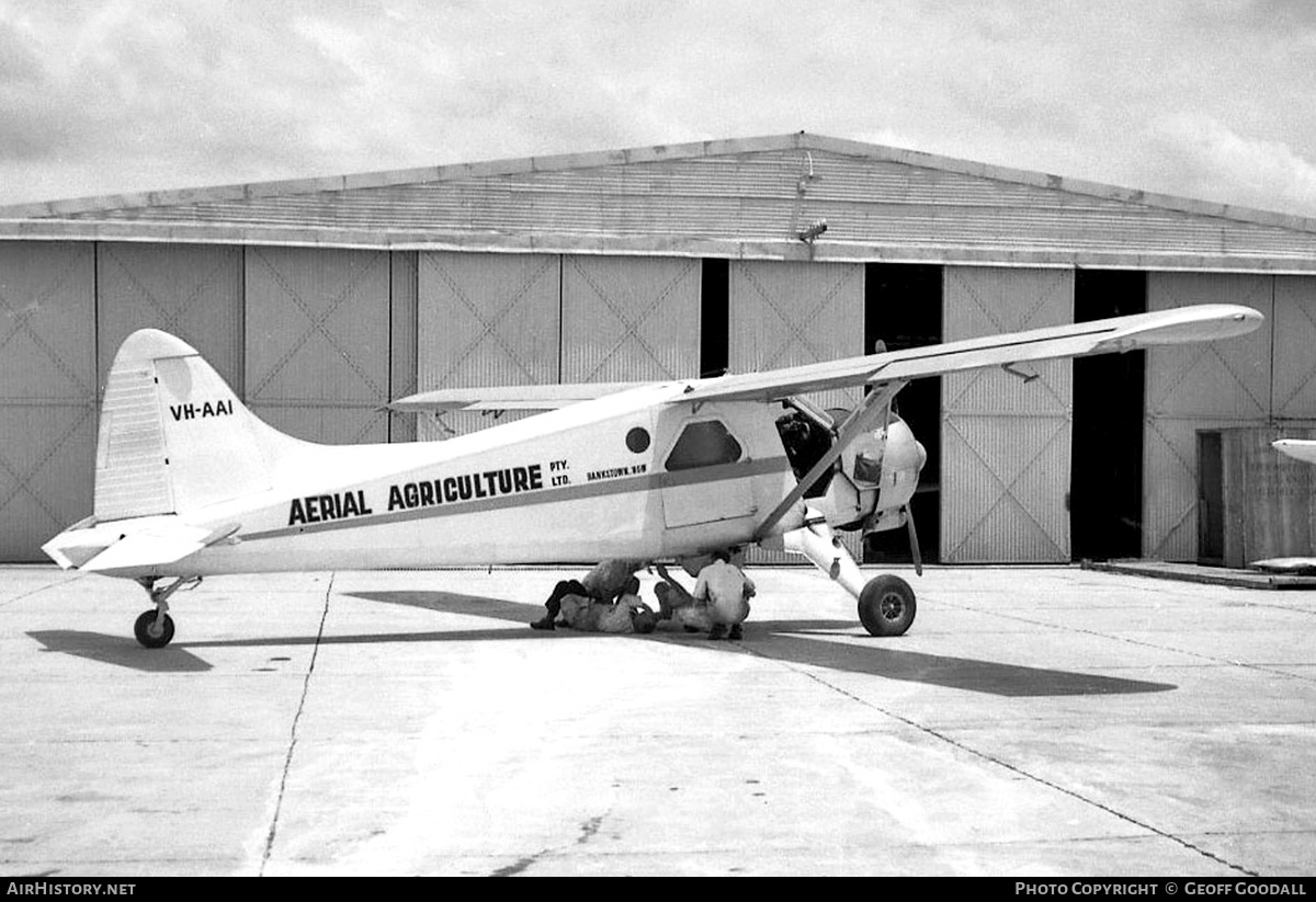 Aircraft Photo of VH-AAI | De Havilland Canada DHC-2 Beaver Mk1 | Aerial Agriculture | AirHistory.net #213968