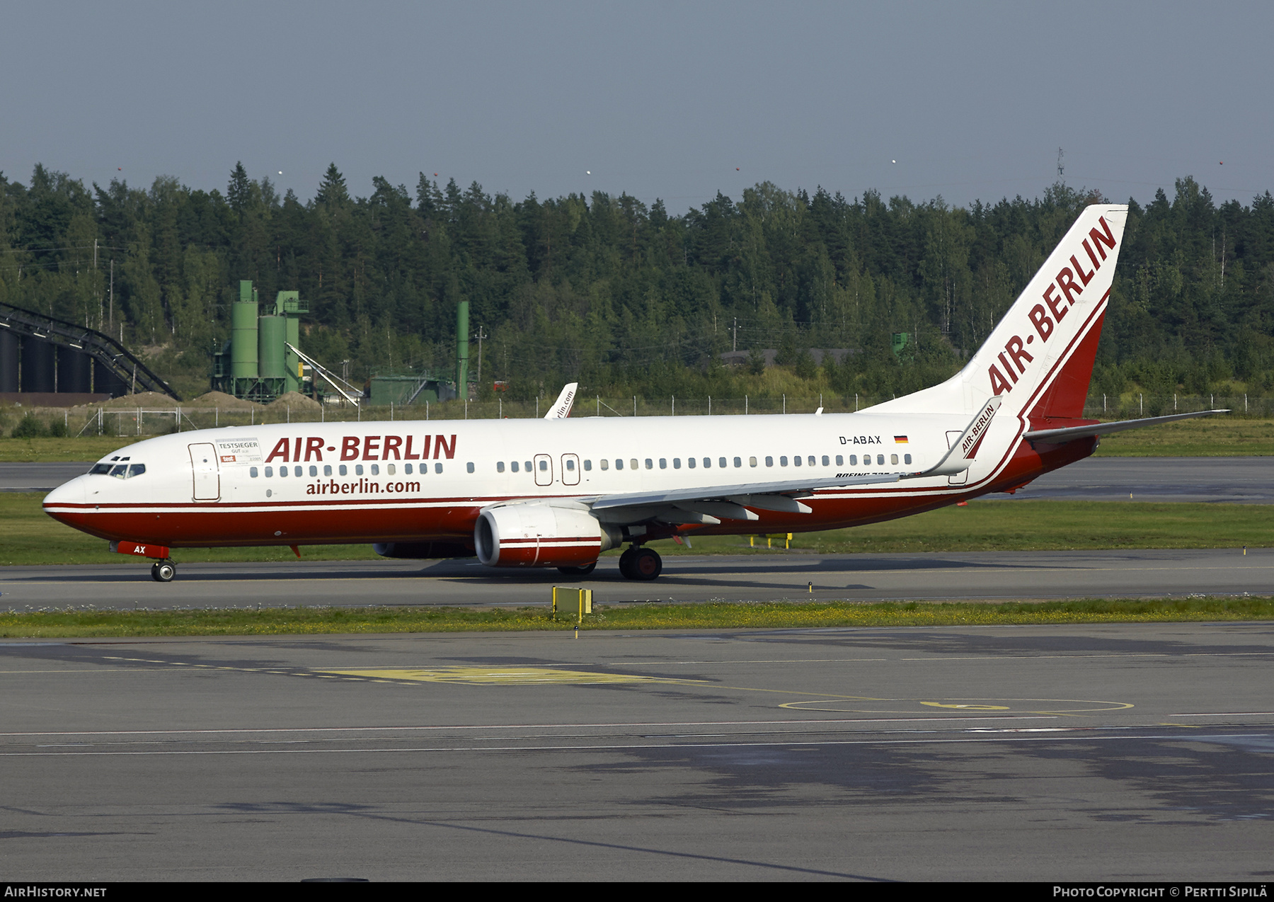 Aircraft Photo of D-ABAX | Boeing 737-86J | Air Berlin | AirHistory.net #213980