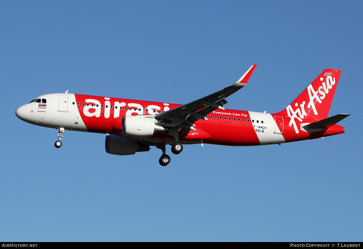 Aircraft Photo of F-WWDV | Airbus A320-216 | AirAsia | AirHistory.net #213987