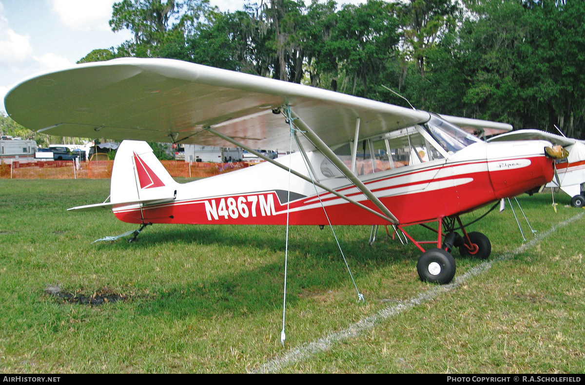 Aircraft Photo of N4867M | Piper PA-11 Cub Special | AirHistory.net #214007