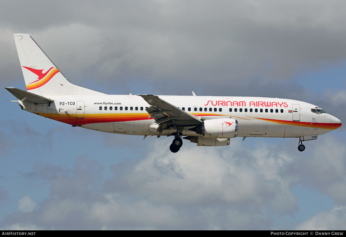 Aircraft Photo of PZ-TCQ | Boeing 737-3Q8 | Surinam Airways | AirHistory.net #214015