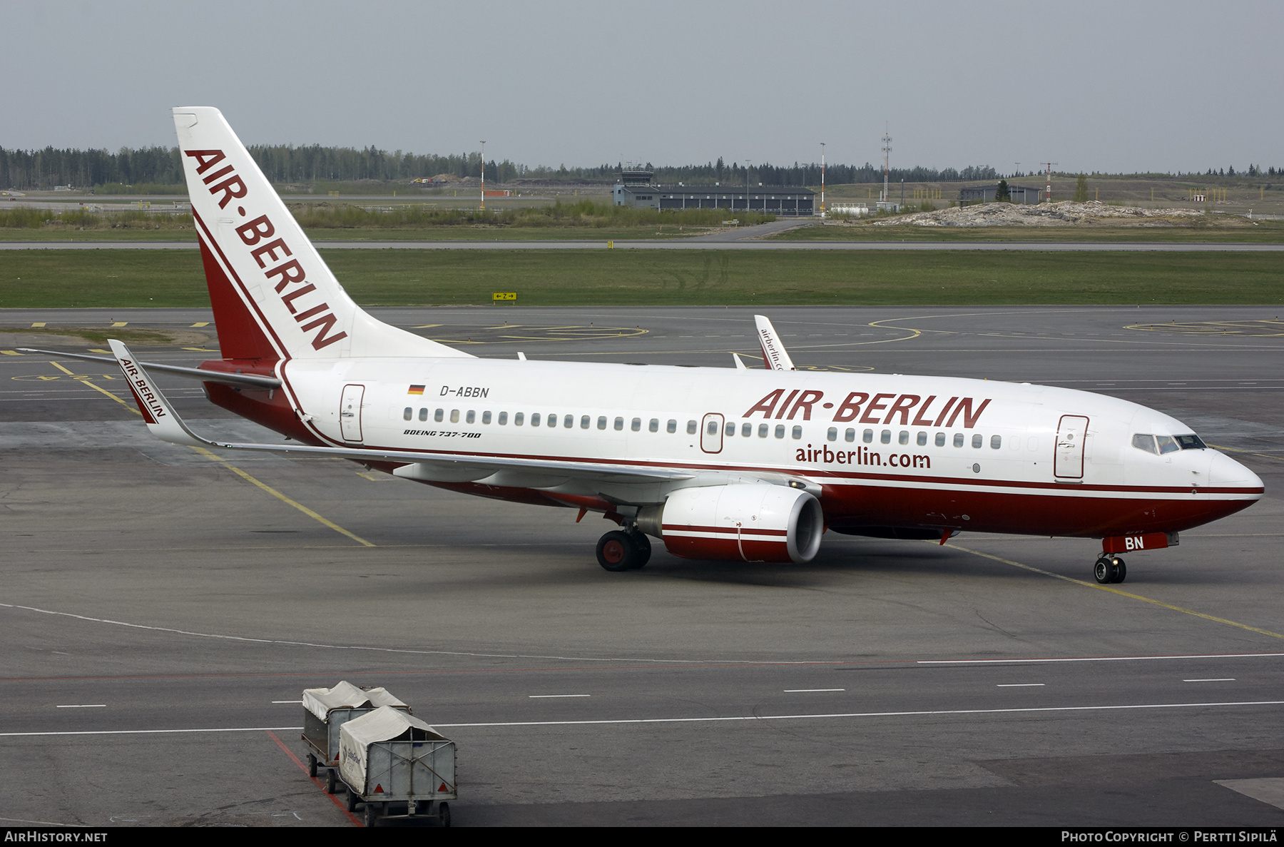 Aircraft Photo of D-ABBN | Boeing 737-76Q | Air Berlin | AirHistory.net #214024