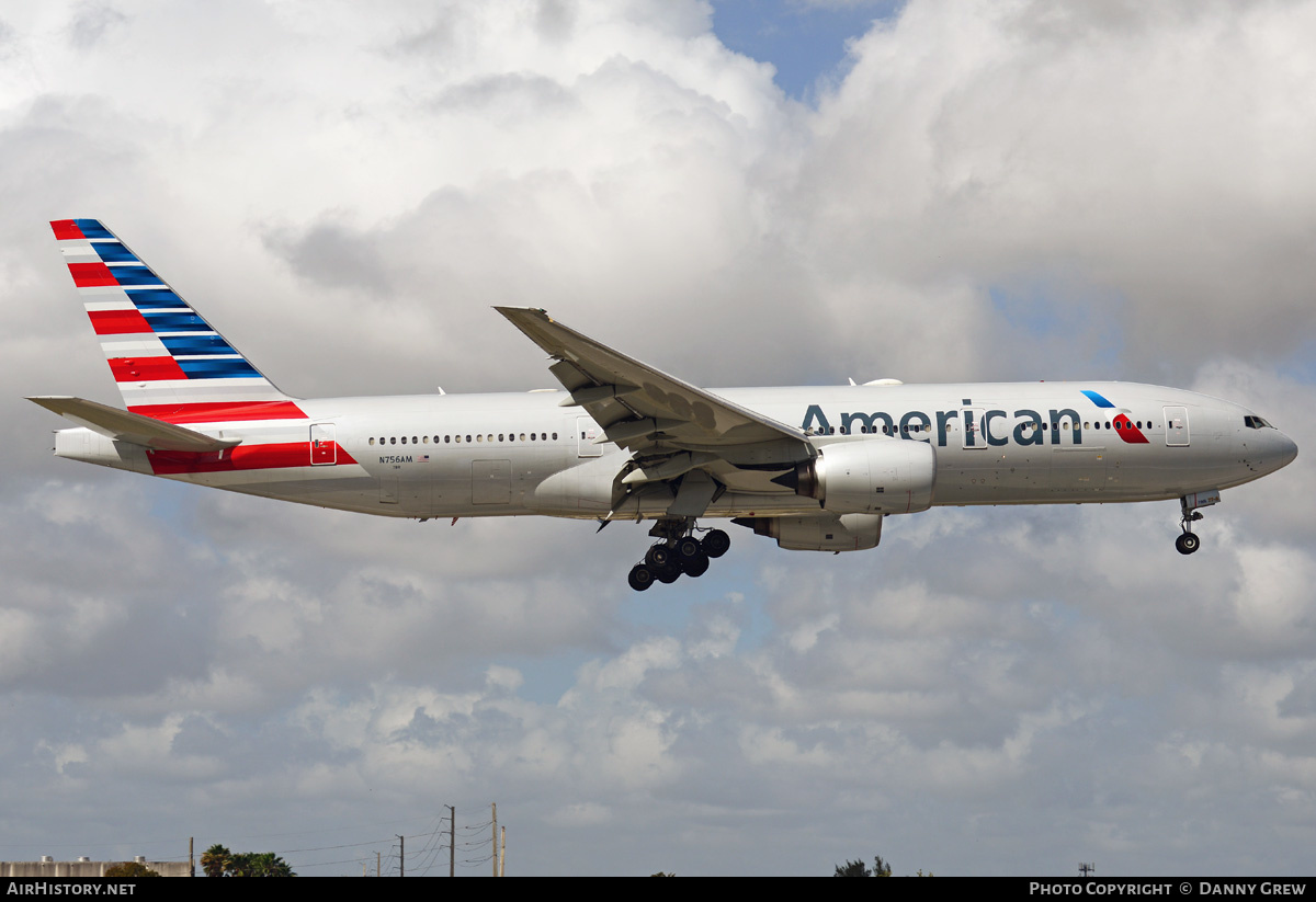 Aircraft Photo of N756AM | Boeing 777-223/ER | American Airlines | AirHistory.net #214025