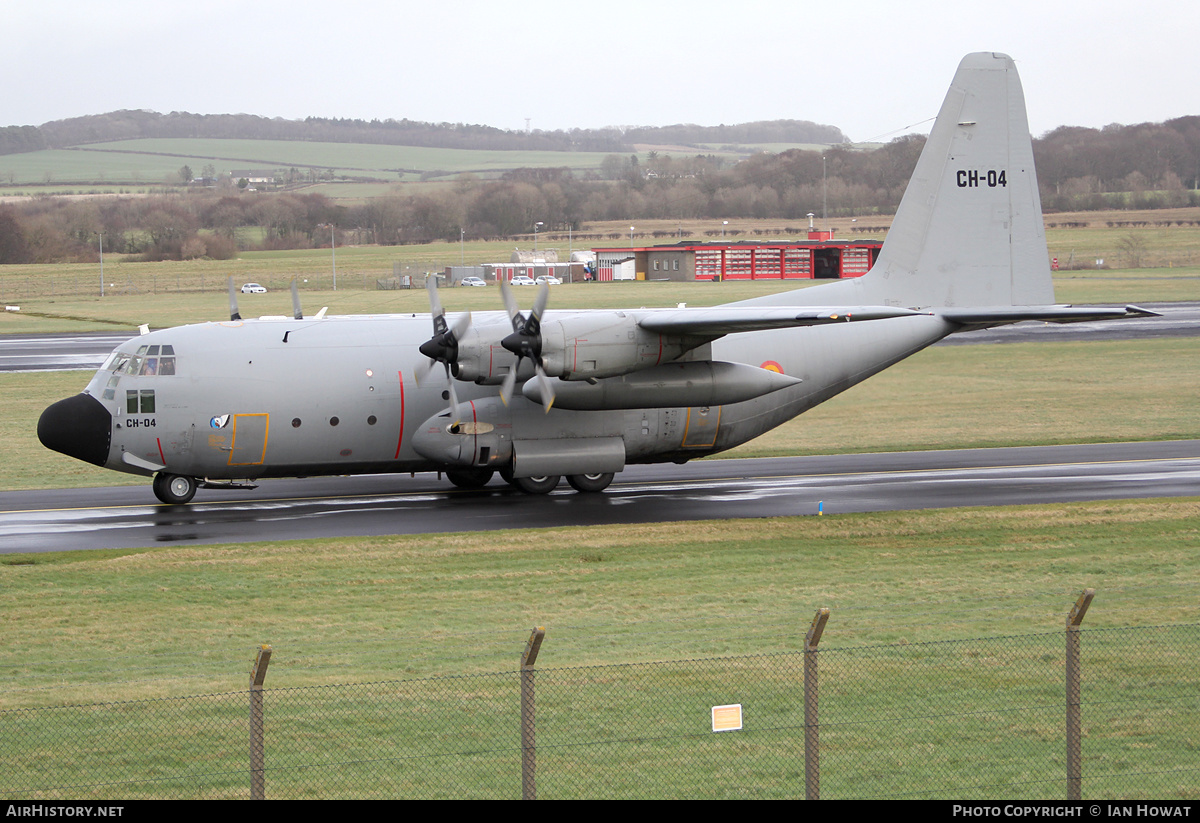 Aircraft Photo of CH-04 | Lockheed C-130H Hercules | Belgium - Air Force | AirHistory.net #214028