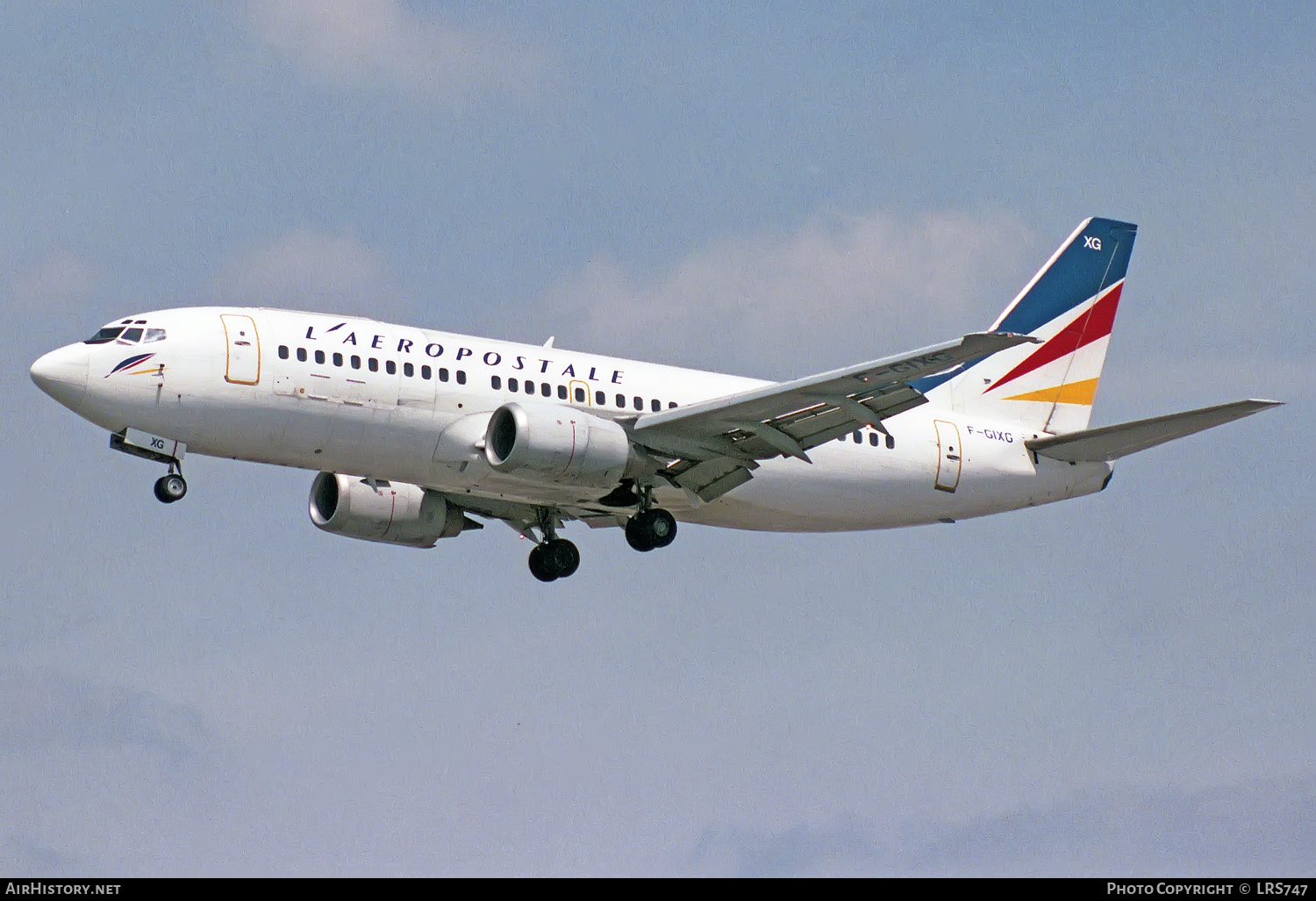 Aircraft Photo of F-GIXG | Boeing 737-382(QC) | L'Aeropostale | AirHistory.net #214029