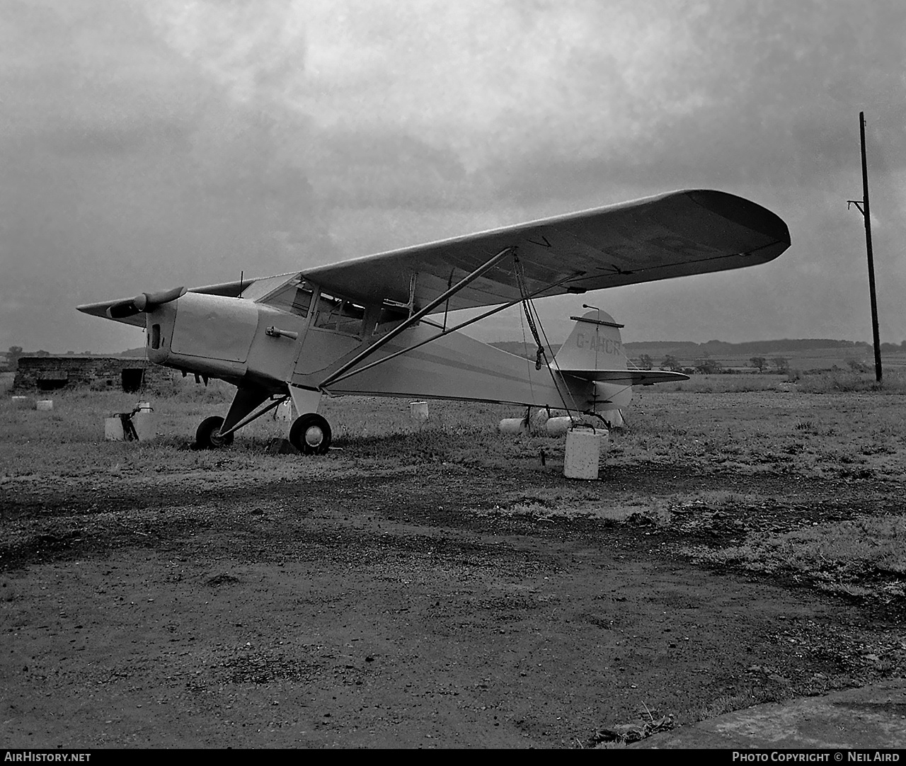 Aircraft Photo of G-AHCR | Taylorcraft D/1 Auster Mk1/Gould Special | AirHistory.net #214047
