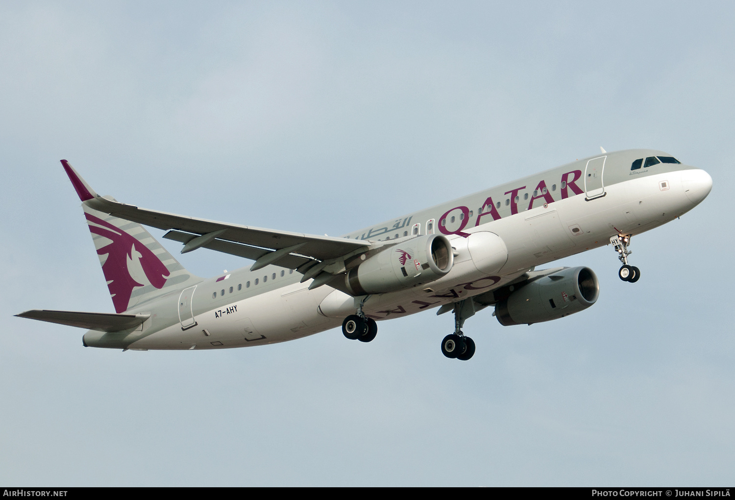 Aircraft Photo of A7-AHY | Airbus A320-232 | Qatar Airways | AirHistory.net #214053