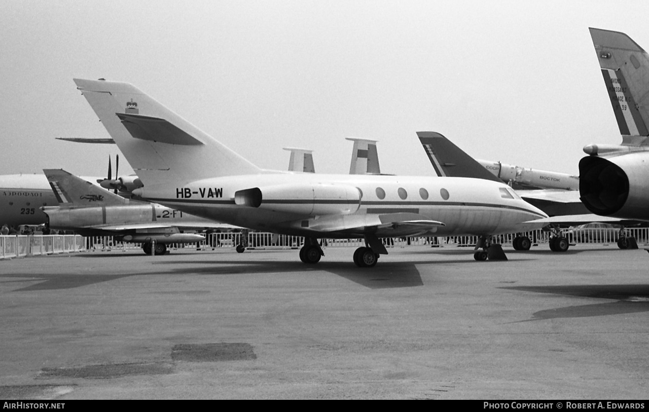 Aircraft Photo of HB-VAW | Dassault Falcon 20 | AirHistory.net #214061