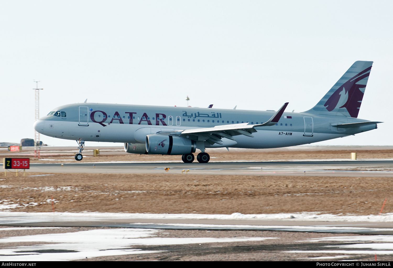 Aircraft Photo of A7-AHW | Airbus A320-232 | Qatar Airways | AirHistory.net #214065