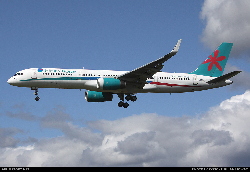 Aircraft Photo of G-OOBH | Boeing 757-236 | First Choice Airways | AirHistory.net #214073