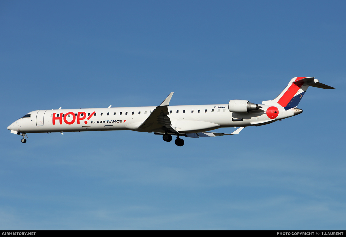 Aircraft Photo of F-HMLF | Bombardier CRJ-1000EL NG (CL-600-2E25) | Hop! | AirHistory.net #214081