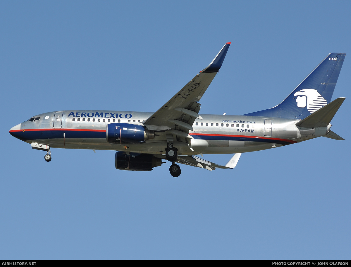 Aircraft Photo of XA-PAM | Boeing 737-752 | AeroMéxico | AirHistory.net #214098