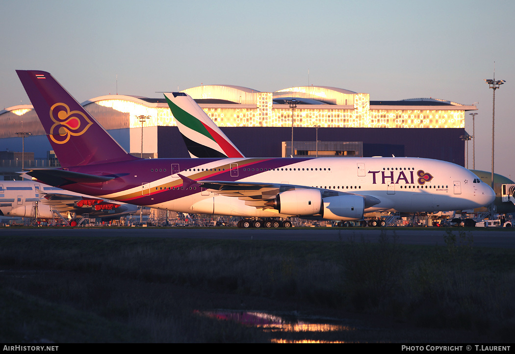 Aircraft Photo of F-WWAT | Airbus A380-841 | Thai Airways International | AirHistory.net #214101