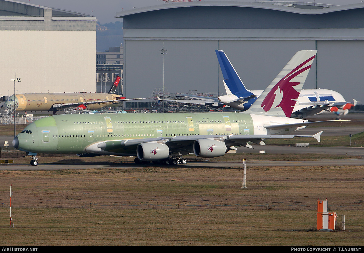 Aircraft Photo of F-WWSC | Airbus A380-861 | Qatar Airways | AirHistory.net #214102