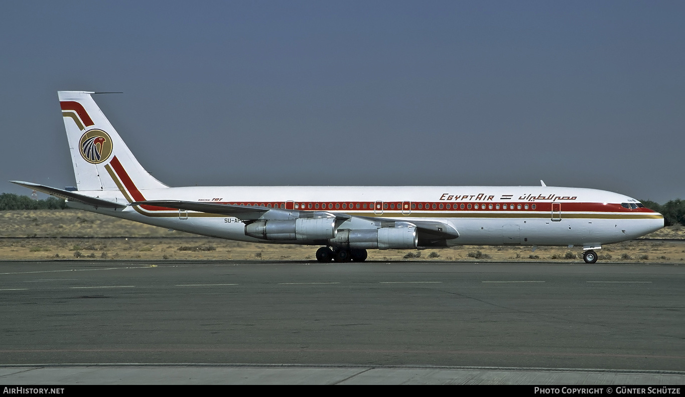 Aircraft Photo of SU-APD | Boeing 707-366C | EgyptAir | AirHistory.net #214106