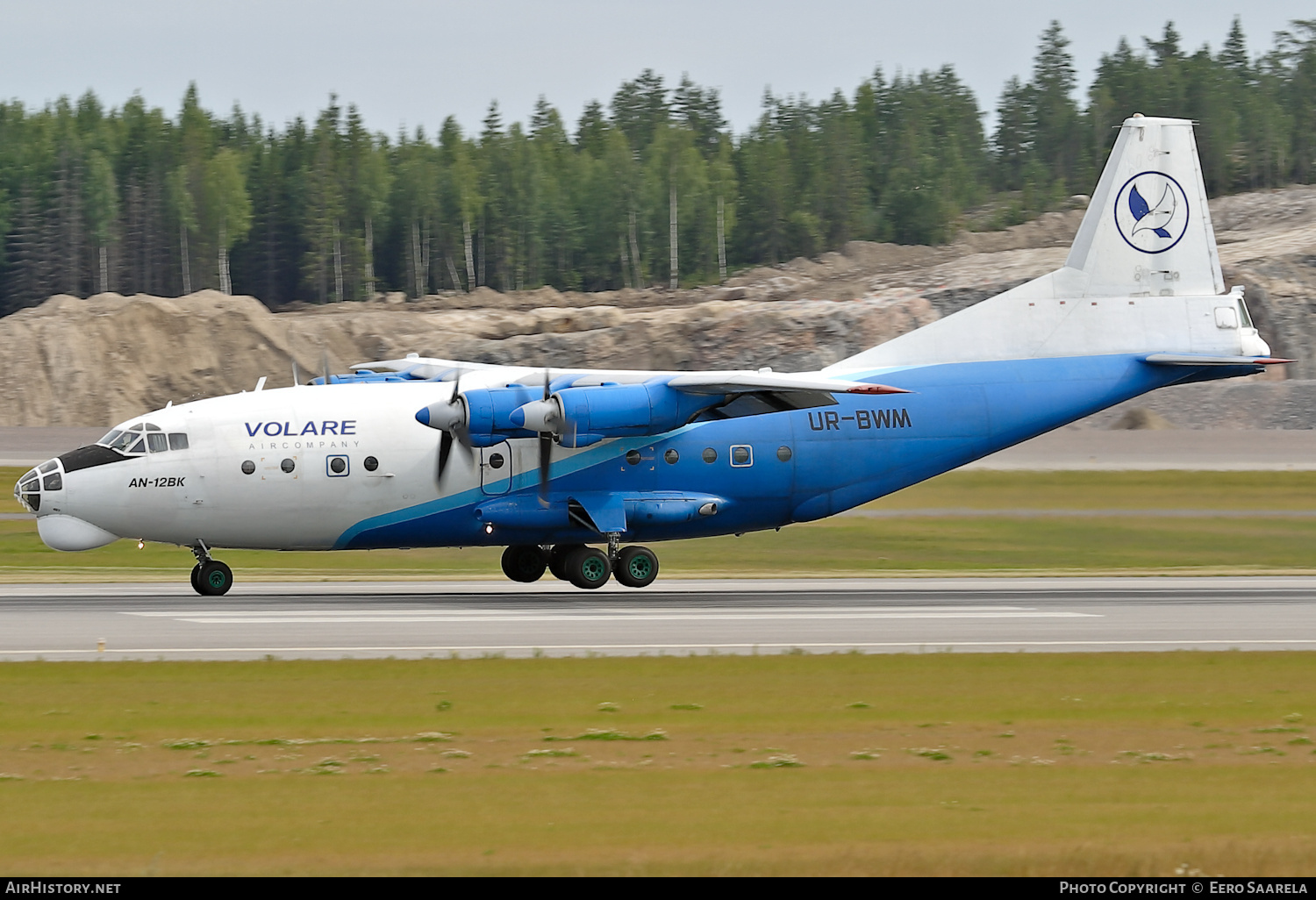 Aircraft Photo of UR-BWM | Antonov An-12BK | Volare Aircompany | AirHistory.net #214115