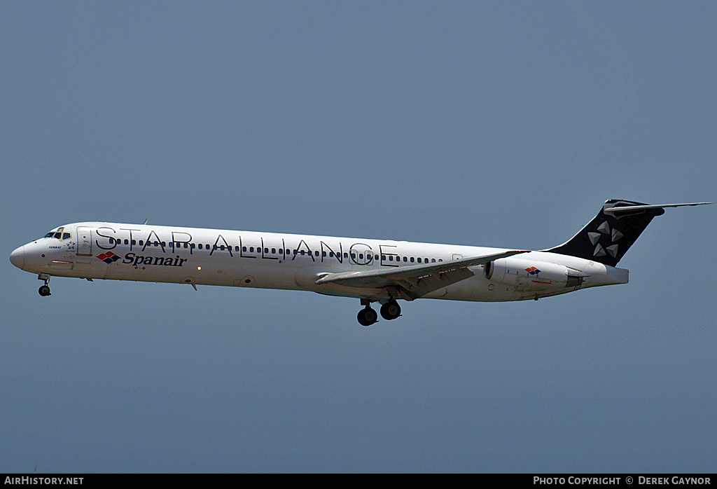 Aircraft Photo of EC-GXU | McDonnell Douglas MD-83 (DC-9-83) | Spanair | AirHistory.net #214117