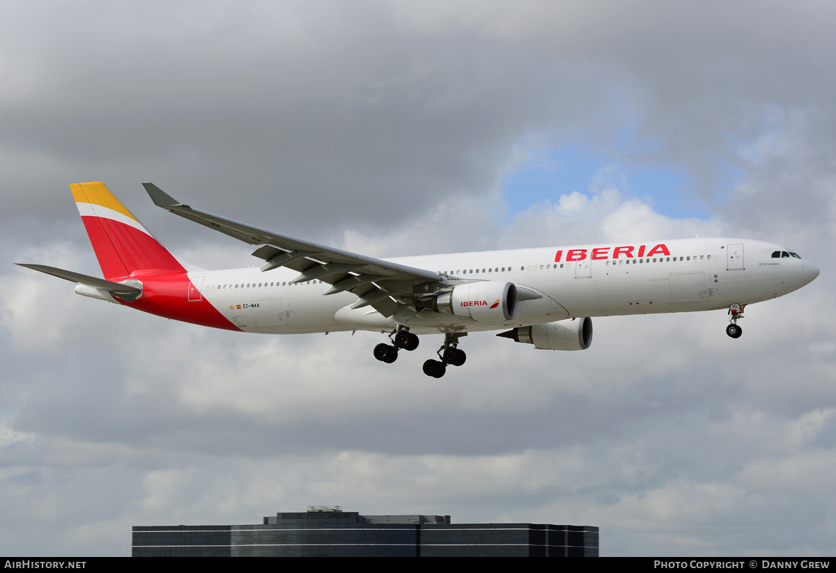 Aircraft Photo of EC-MAA | Airbus A330-302 | Iberia | AirHistory.net #214185