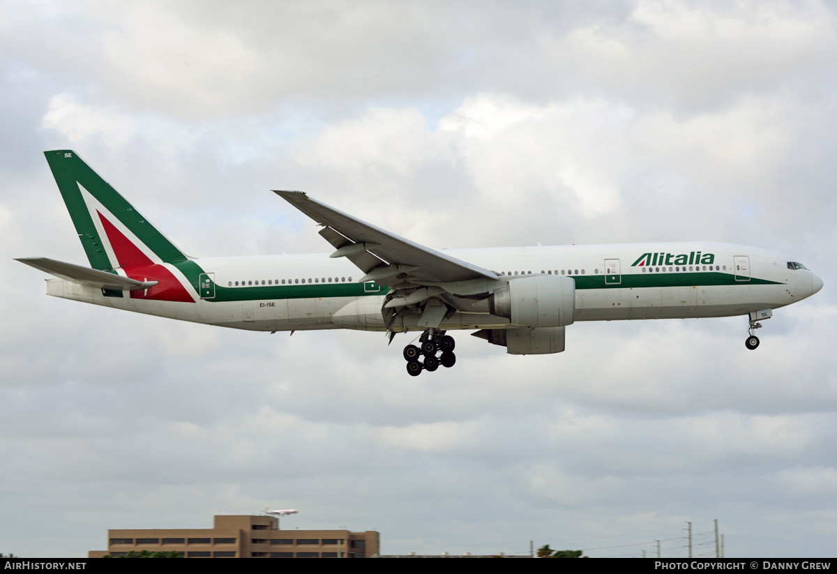 Aircraft Photo of EI-ISE | Boeing 777-243/ER | Alitalia | AirHistory.net #214186