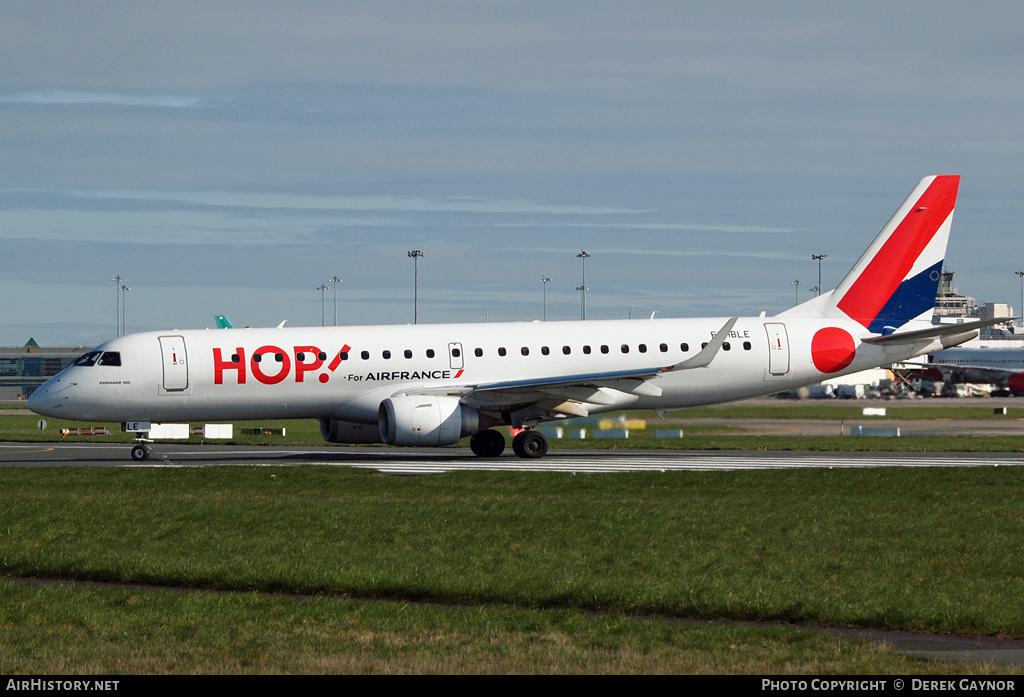 Aircraft Photo of F-HBLE | Embraer 190LR (ERJ-190-100LR) | Hop! | AirHistory.net #214190