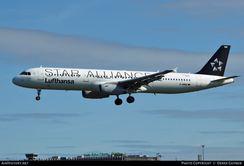 Aircraft Photo of D-AIRW | Airbus A321-131 | Lufthansa | AirHistory.net #214192