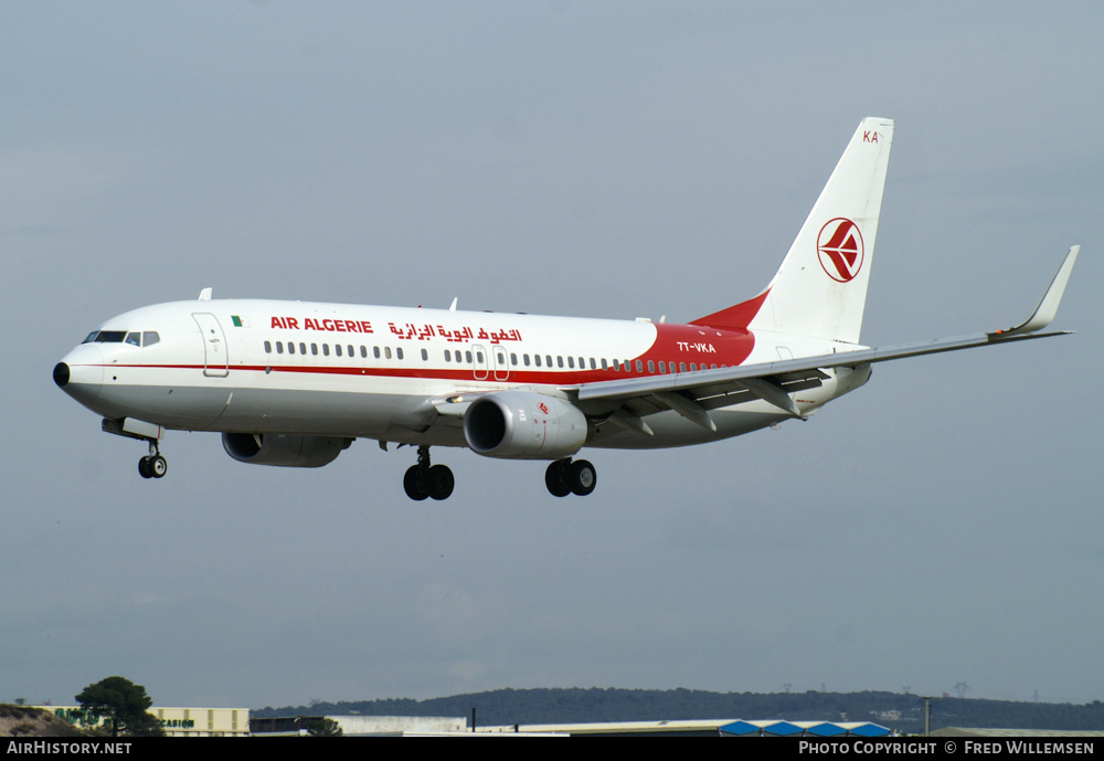 Aircraft Photo of 7T-VKA | Boeing 737-8D6 | Air Algérie | AirHistory.net #214203