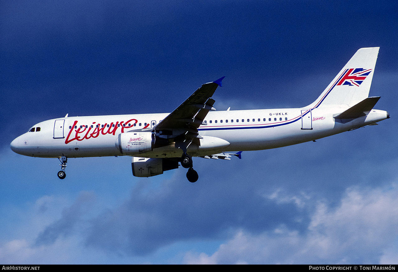 Aircraft Photo of G-UKLK | Airbus A320-212 | Air UK Leisure | AirHistory.net #214204