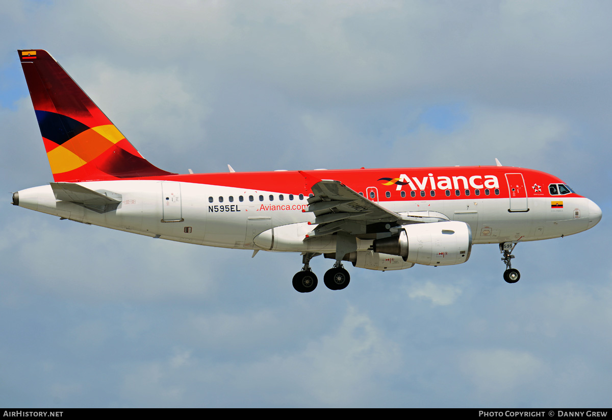 Aircraft Photo of N595EL | Airbus A318-111 | Avianca | AirHistory.net #214220