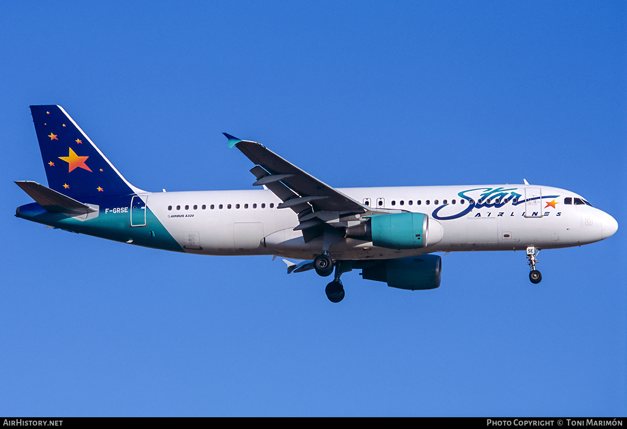 Aircraft Photo of F-GRSE | Airbus A320-214 | Star Airlines | AirHistory.net #214231