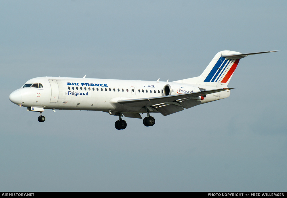 Aircraft Photo of F-GLIX | Fokker 70 (F28-0070) | Air France | AirHistory.net #214279