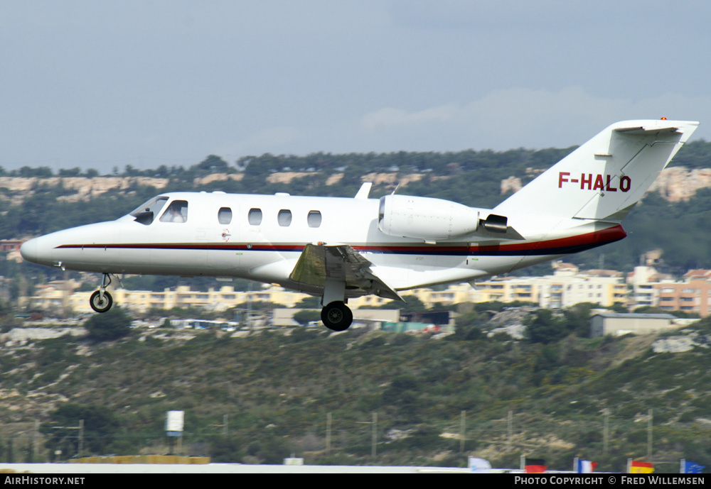 Aircraft Photo of F-HALO | Cessna 525 CitationJet CJ1 | AirHistory.net #214282