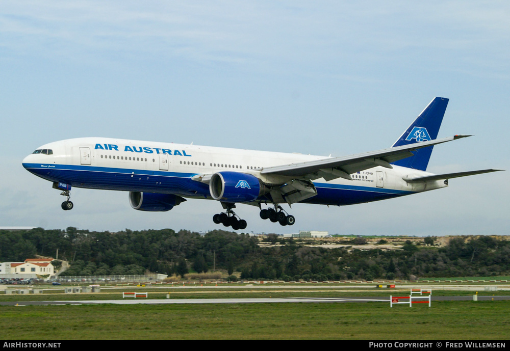 Aircraft Photo of F-OPAR | Boeing 777-2Q8/ER | Air Austral | AirHistory.net #214283