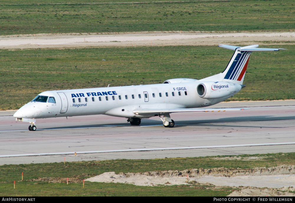 Aircraft Photo of F-GRGE | Embraer ERJ-145EU (EMB-145EU) | Air France | AirHistory.net #214293