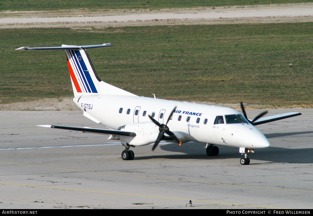 Aircraft Photo of F-GTSJ | Embraer EMB-120ER Brasilia | Air France | AirHistory.net #214294