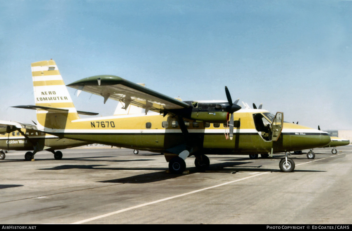 Aircraft Photo of N7670 | De Havilland Canada DHC-6-200 Twin Otter | Aero Commuter | AirHistory.net #214301