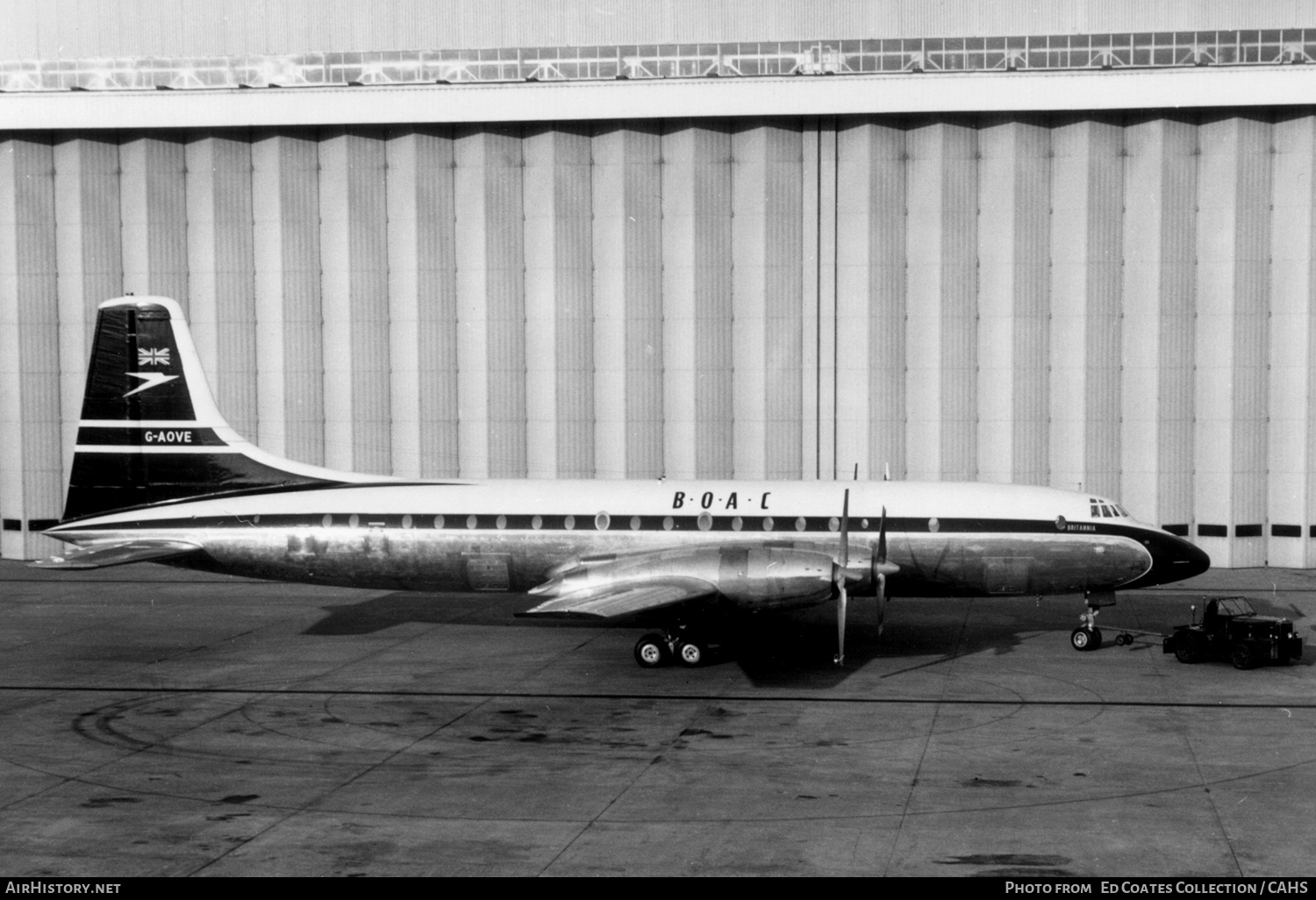 Aircraft Photo of G-AOVE | Bristol 175 Britannia 312 | BOAC - British Overseas Airways Corporation | AirHistory.net #214302