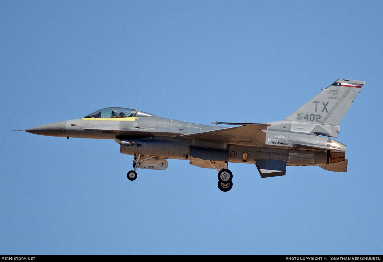 Aircraft Photo of 85-1402 / AF85-402 | General Dynamics F-16C Fighting Falcon | USA - Air Force | AirHistory.net #214345