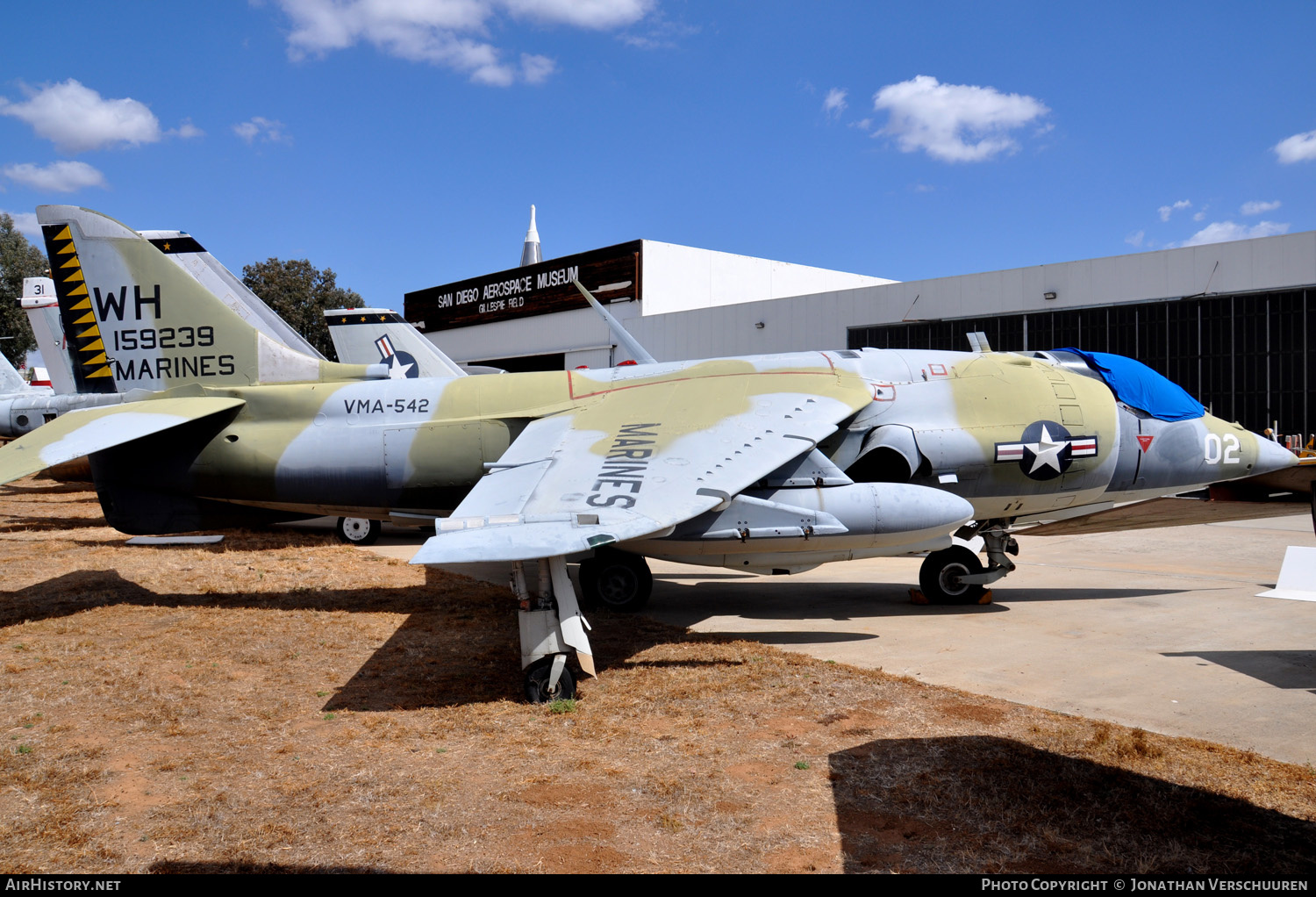 Aircraft Photo of 159239 | Hawker Siddeley AV-8A Harrier | USA - Marines | AirHistory.net #214370