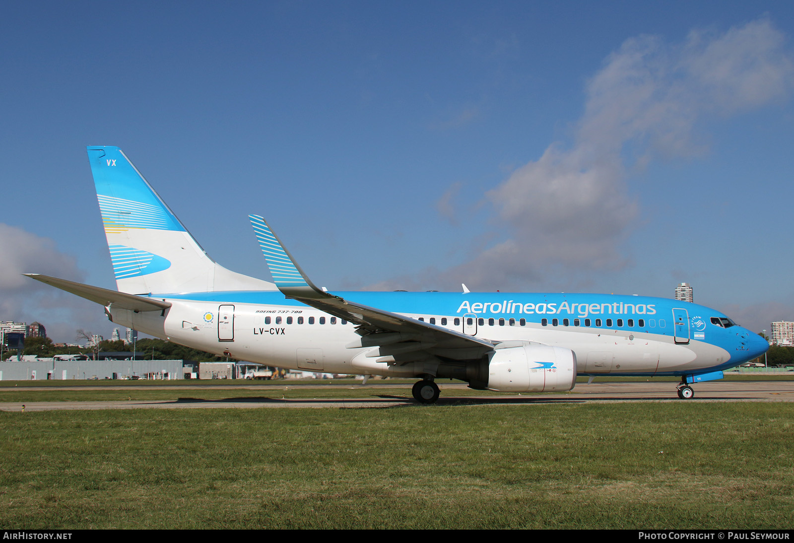Aircraft Photo of LV-CVX | Boeing 737-7Q8 | Aerolíneas Argentinas | AirHistory.net #214377