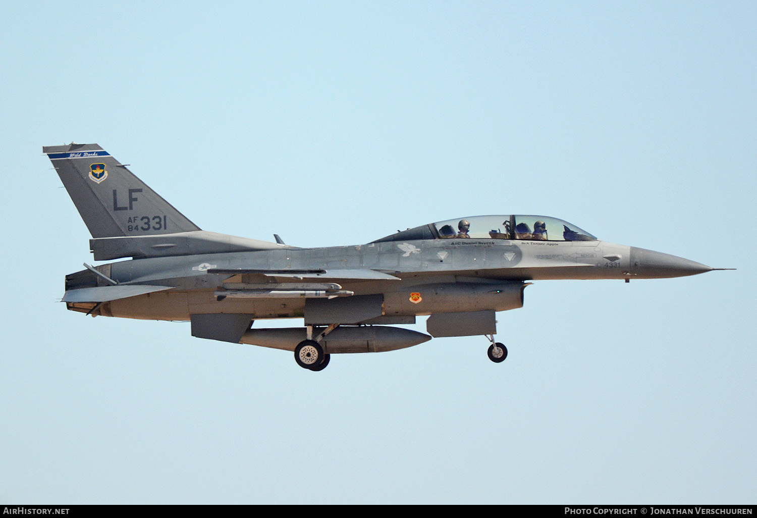 Aircraft Photo of 84-1331 / AF84-331 | General Dynamics F-16D Fighting Falcon | USA - Air Force | AirHistory.net #214400